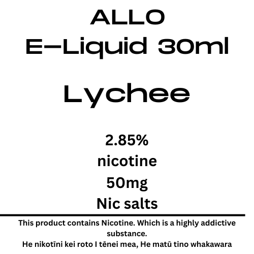 ALLO Lychee Ice 50mg Nic Tote