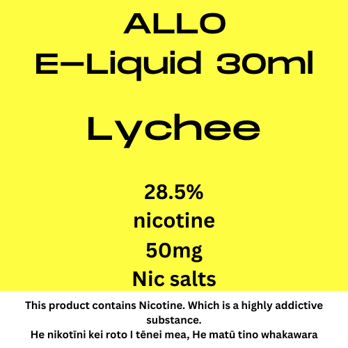 ALLO Lychee Ice 50mg Nic Tote