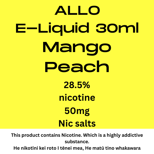 ALLO Mango Peach 50mg Nic Salt 30ml