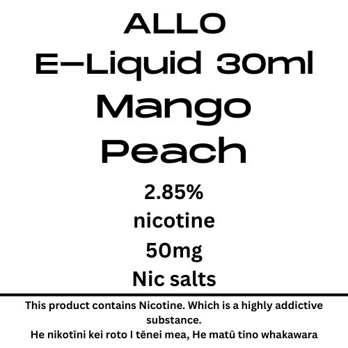 ALLO Mango Peach 50mg Nic Salt 30ml