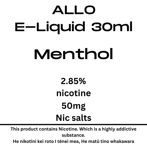 ALLO Menthol 50mg Tote Nic