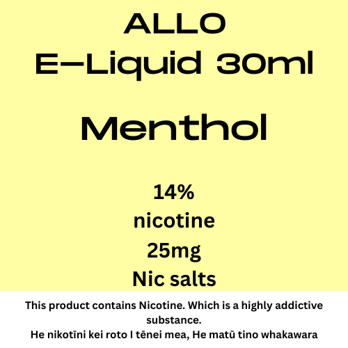 ALLO Menthol 25mg Tote Nic