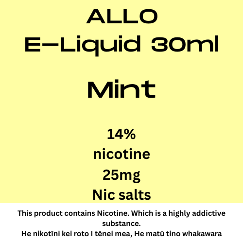 ALLO Mint 25mg Nic Salt