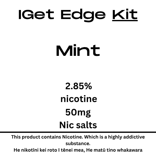 Iget Edge Kit Mint 28.5mg/ml Nicotine