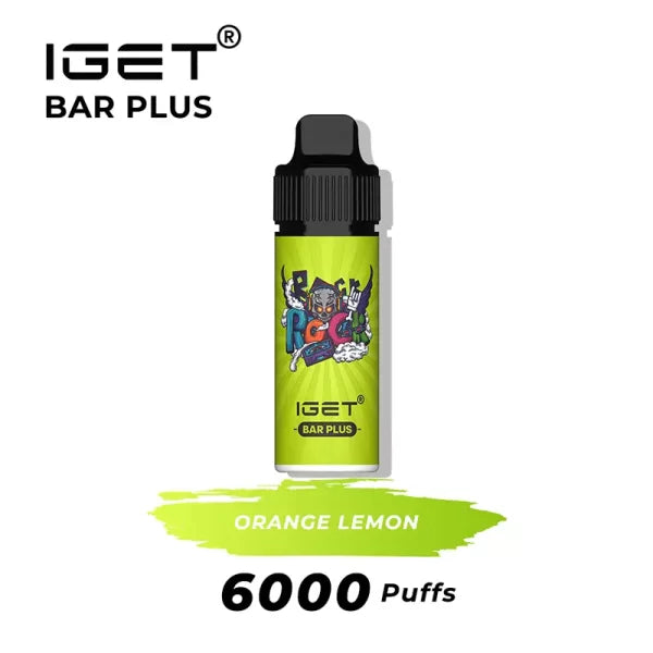 Iget Bar Plus Kit Orange Lemon 40mg Nic Salt