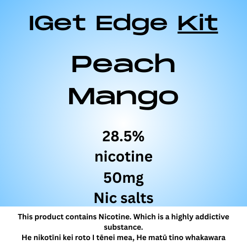 Iget Edge Kit Peach Mango 28.5mg Nicotine