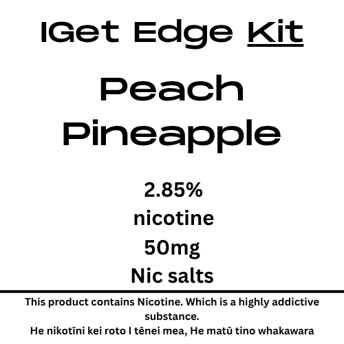 Iget Edge Kit Peach Pineapple 28.5mg Nicotine