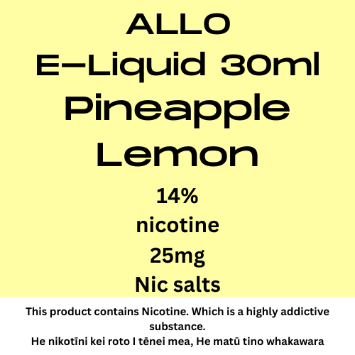 ALLO Pineapple Lemonade 25mg Nic Tote