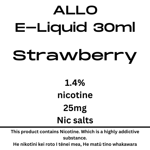 ALLO Strawberry 25mg Nic Salt