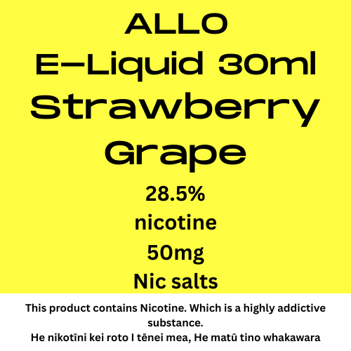 ALLO Aloe Strawberry Grape 50mg Nic Tote