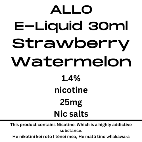 ALLO Strawberry Watermelon 25mg Nic Salt