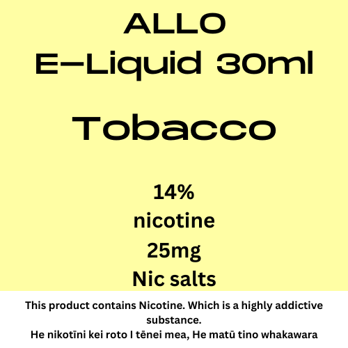 ALLO Tupeka 25mg Tote Nic