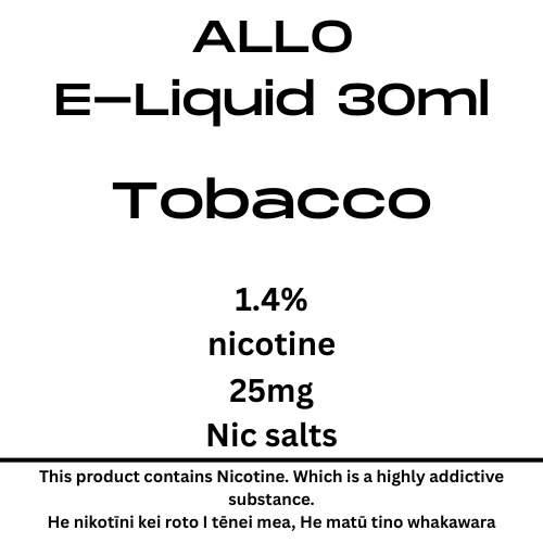 ALLO Tupeka 25mg Tote Nic