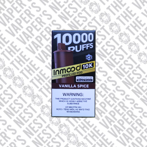 Inmood 10k Vanilla Spice 40mg Nic Salt