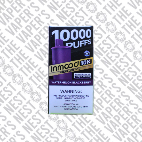 Inmood 10k Watermelon Blackberry 40mg Nic Salt